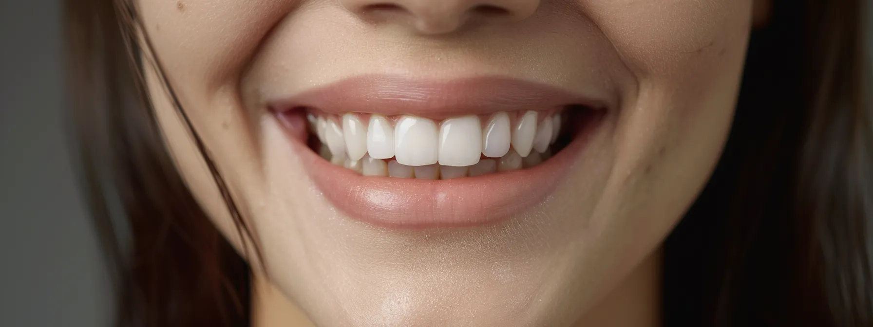 a person smiling confidently with a complete set of teeth after receiving dental implants.