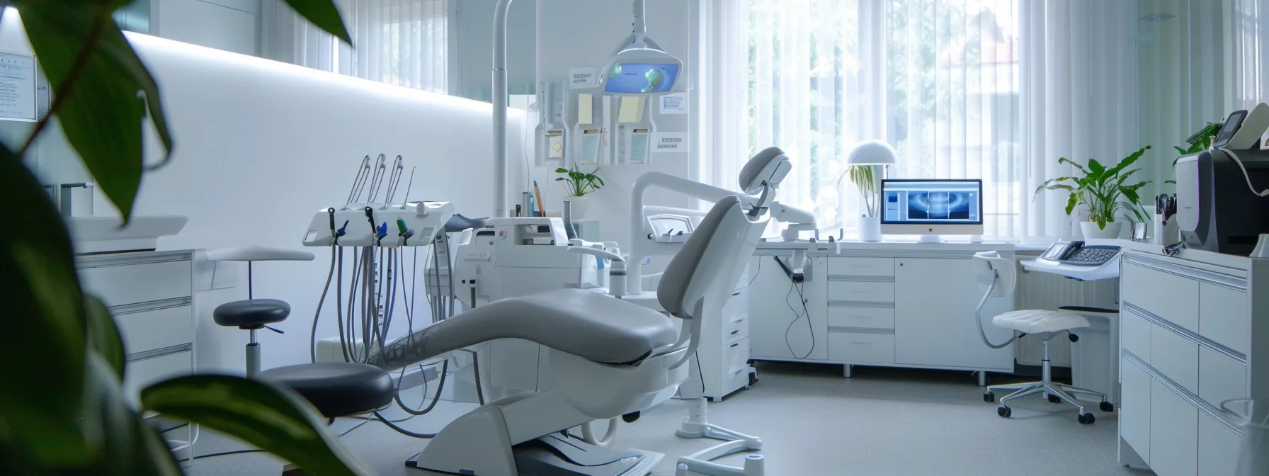 a modern dental office with advanced technology and professional team providing comprehensive oral health services.